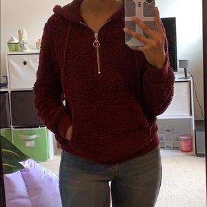 Maroon sweater